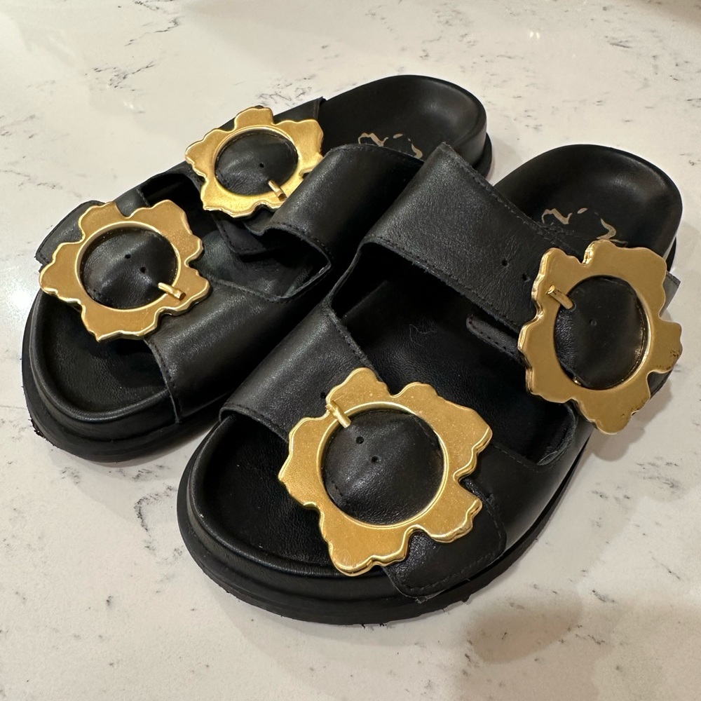 Ted Baker Magnolia Buckle Slide Sandal Size 37